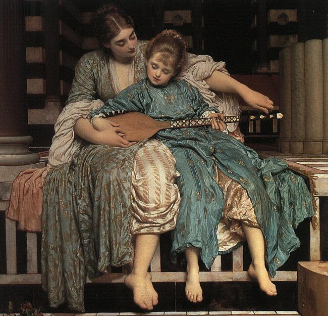 Lord Frederic Leighton Music Lesson